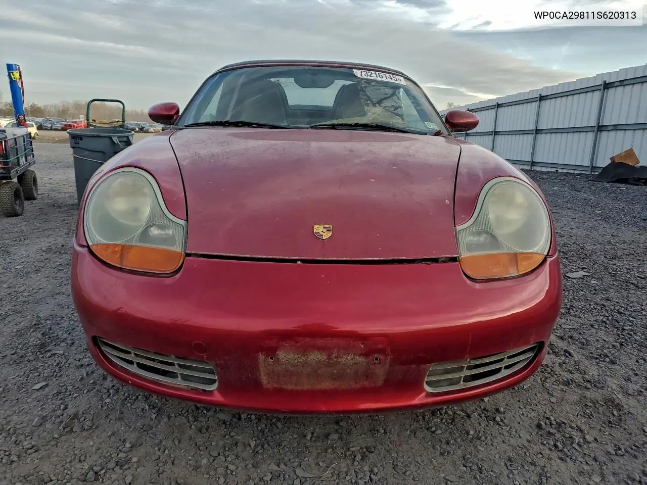 2001 Porsche Boxster VIN: WP0CA29811S620313 Lot: 73216145