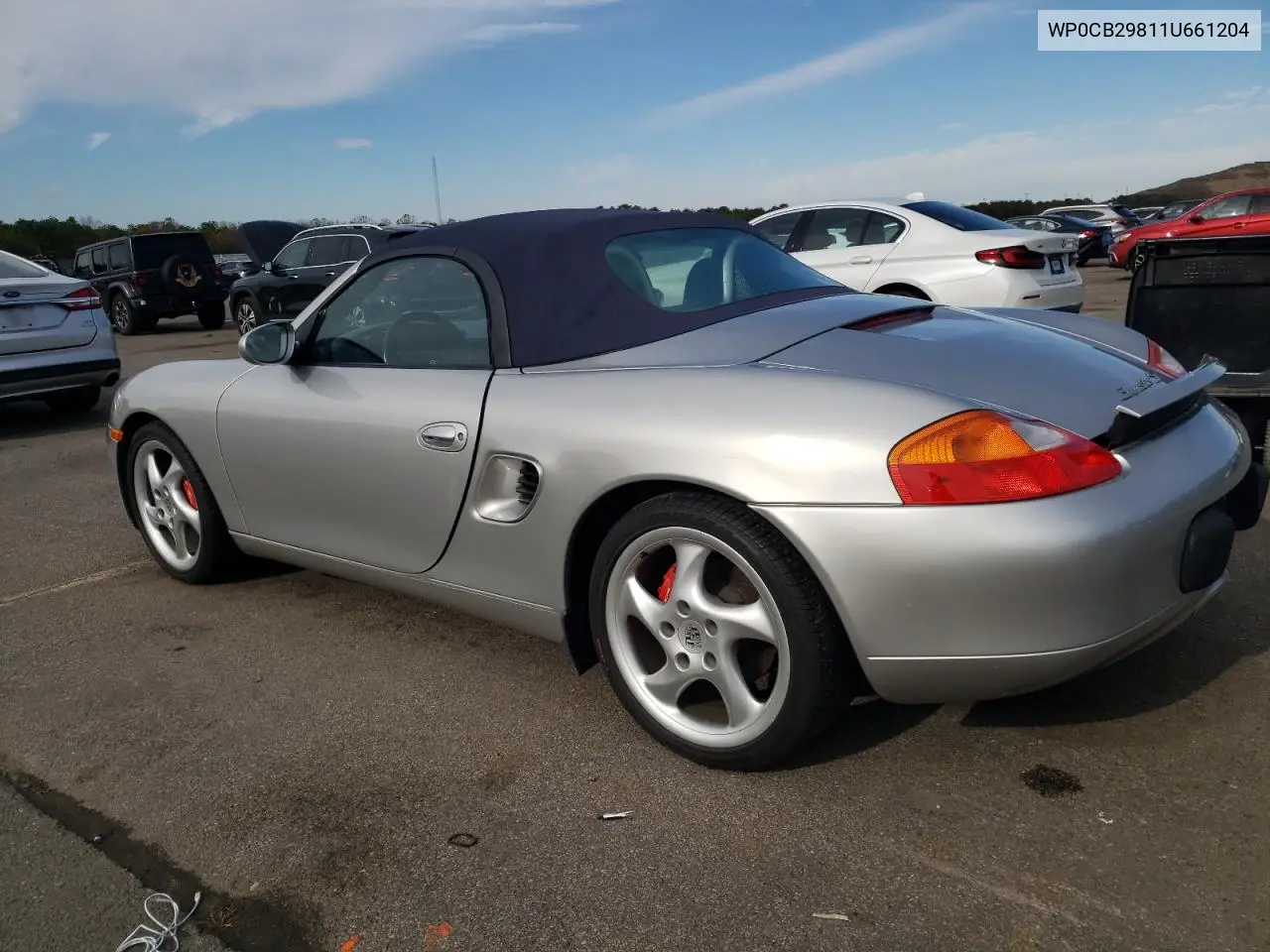 2001 Porsche Boxster S VIN: WP0CB29811U661204 Lot: 93514915
