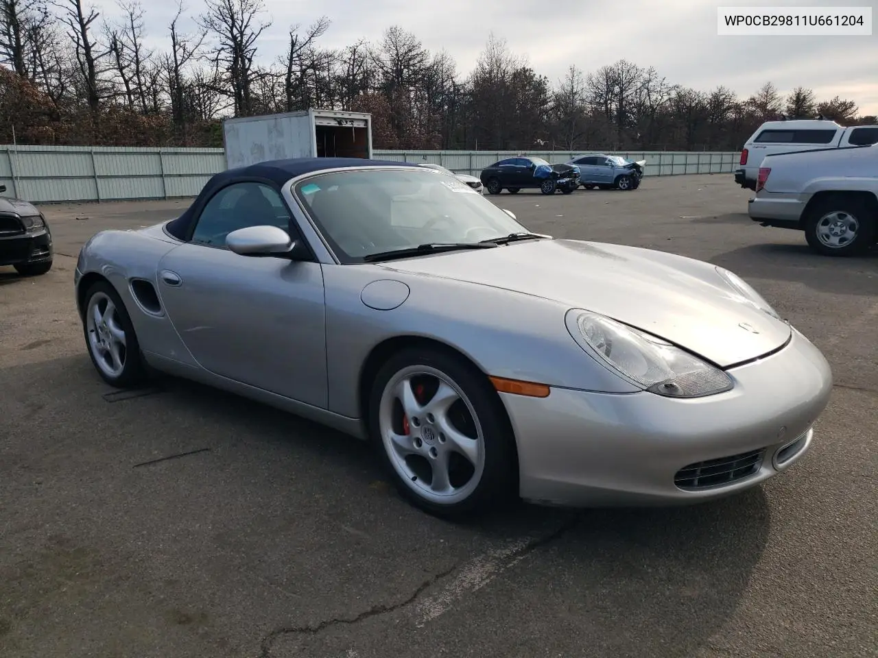 2001 Porsche Boxster S VIN: WP0CB29811U661204 Lot: 93514915