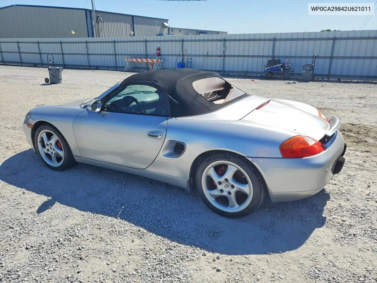 2002 Porsche Boxster VIN: WP0CA29842U621011 Lot: 50503536