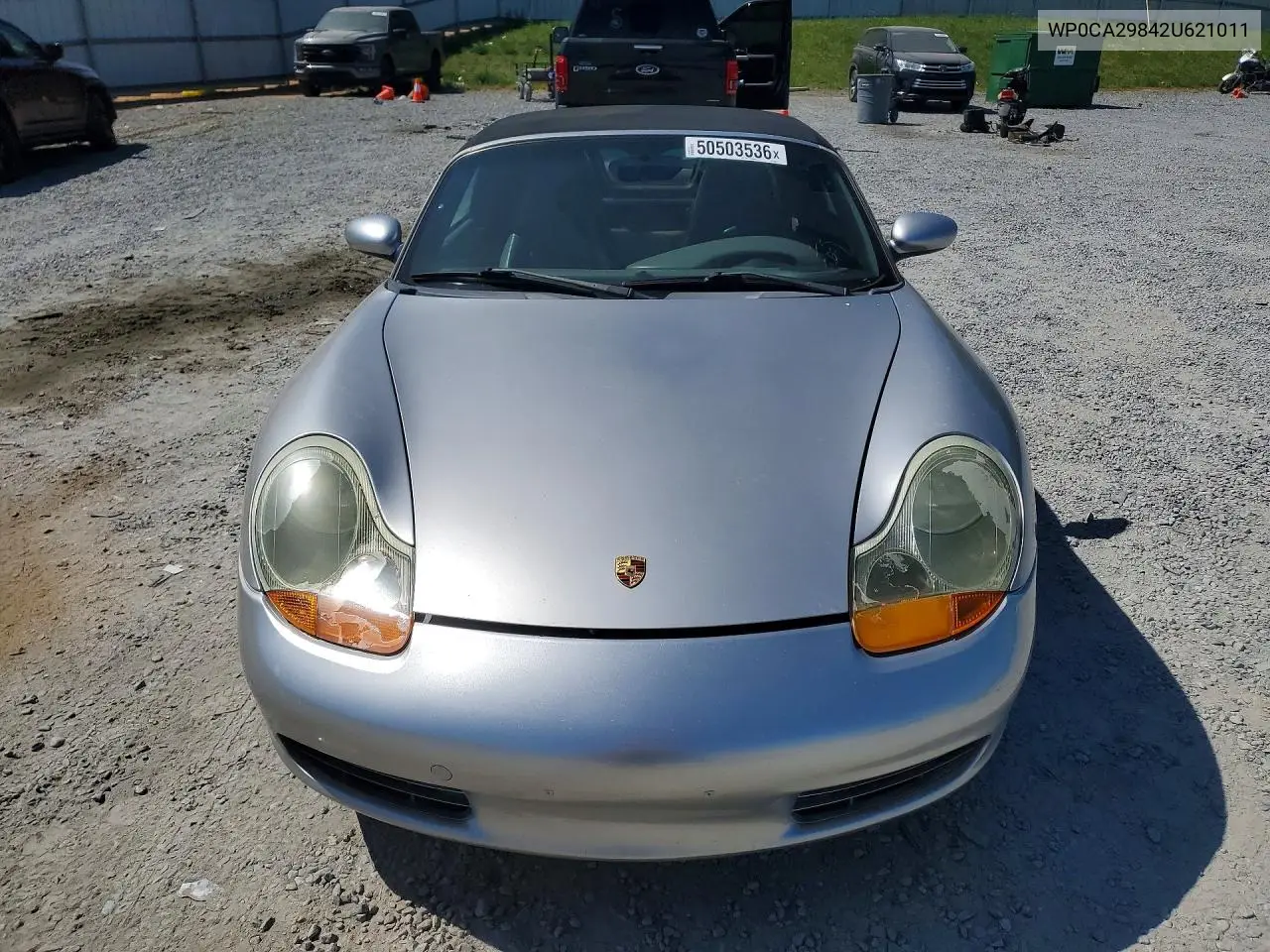 2002 Porsche Boxster VIN: WP0CA29842U621011 Lot: 50503536