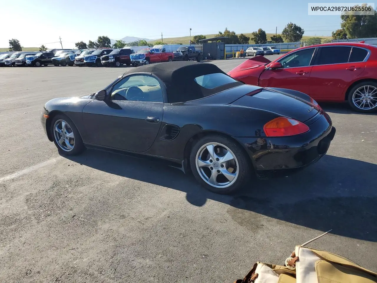 2002 Porsche Boxster VIN: WP0CA29872U625506 Lot: 51848996