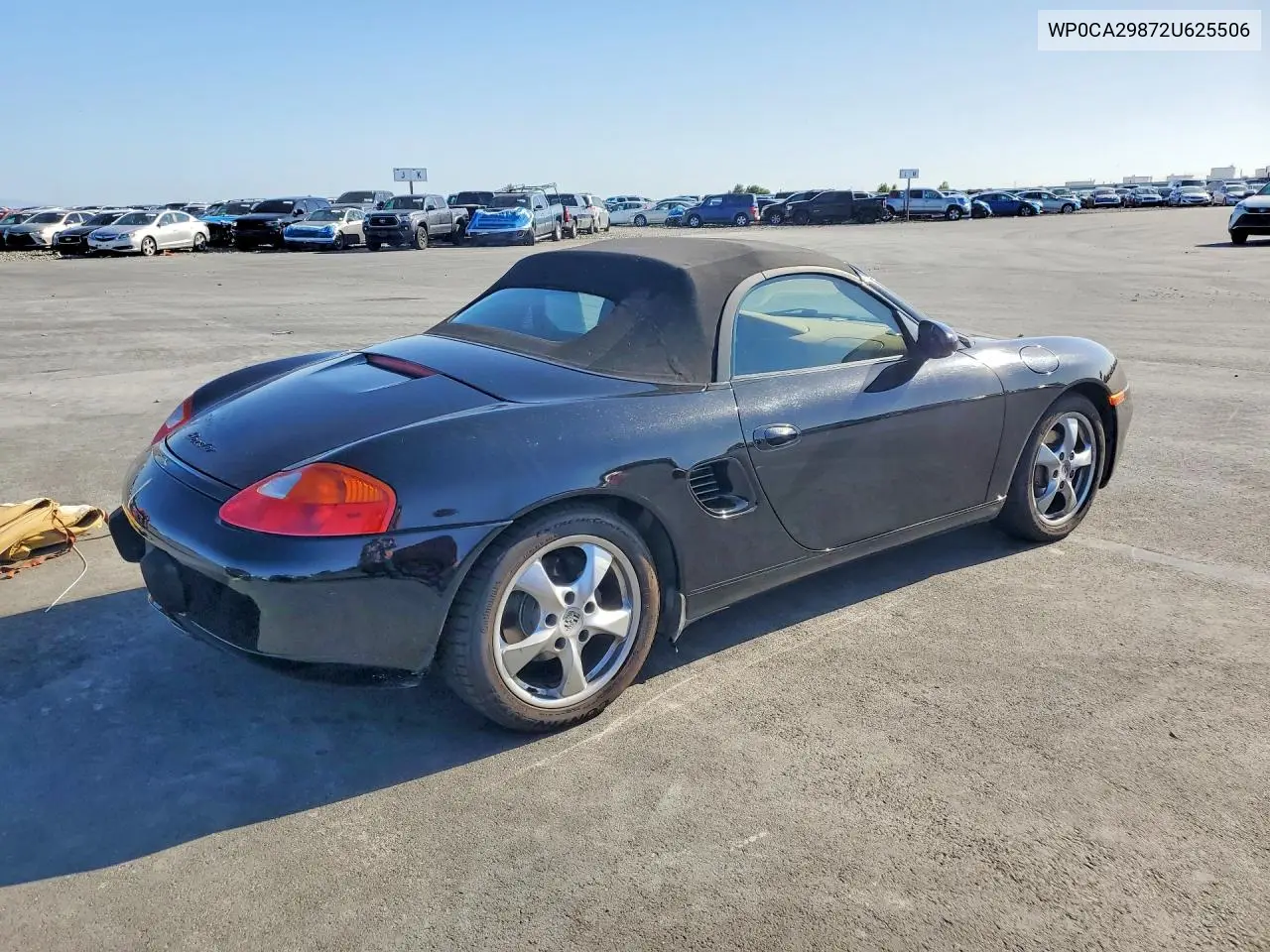 2002 Porsche Boxster VIN: WP0CA29872U625506 Lot: 51848996