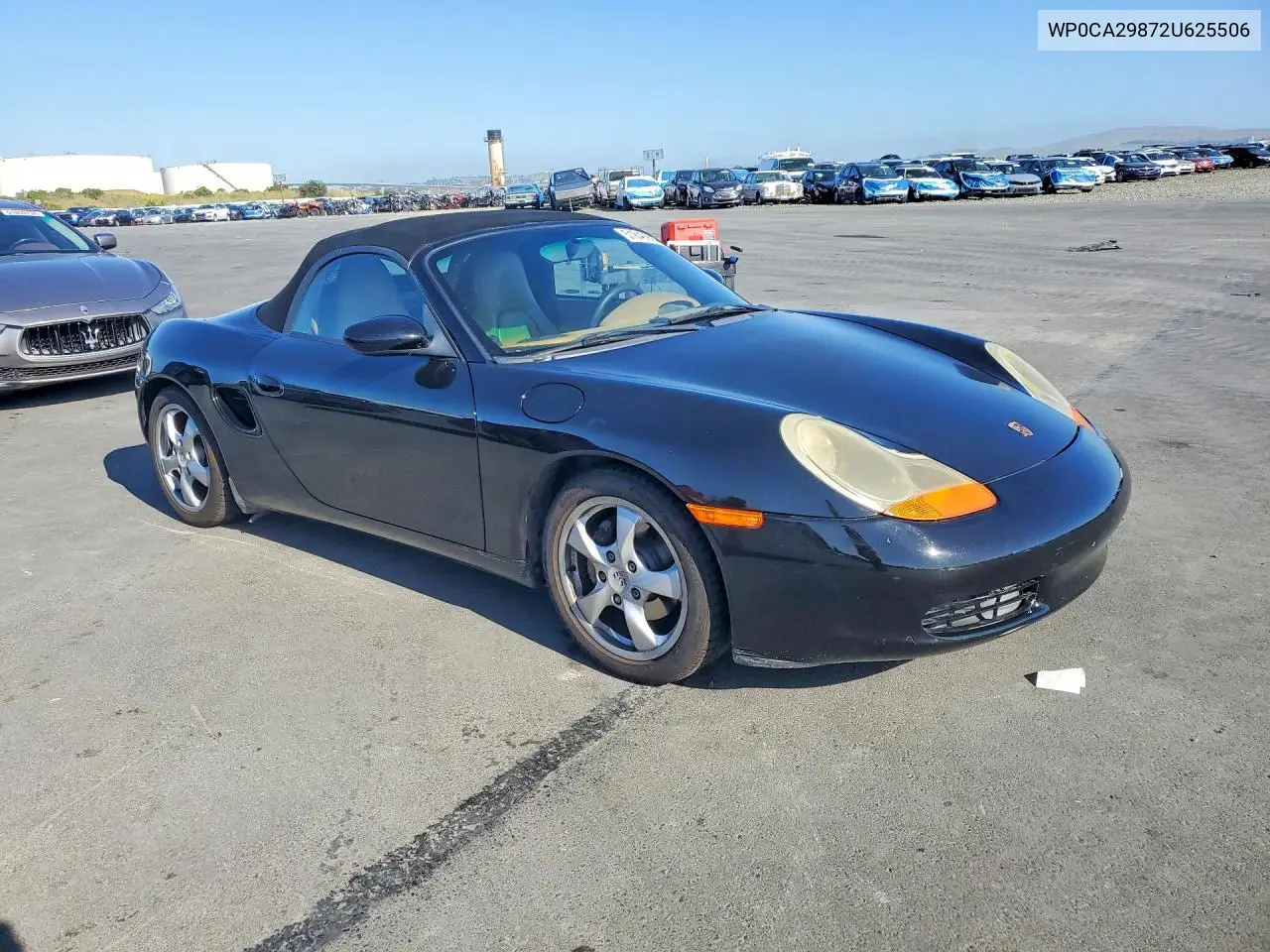 2002 Porsche Boxster VIN: WP0CA29872U625506 Lot: 51848996