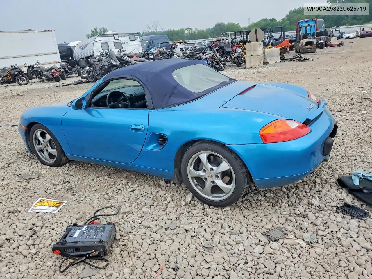 2002 Porsche Boxster VIN: WP0CA29822U625719 Lot: 61511816