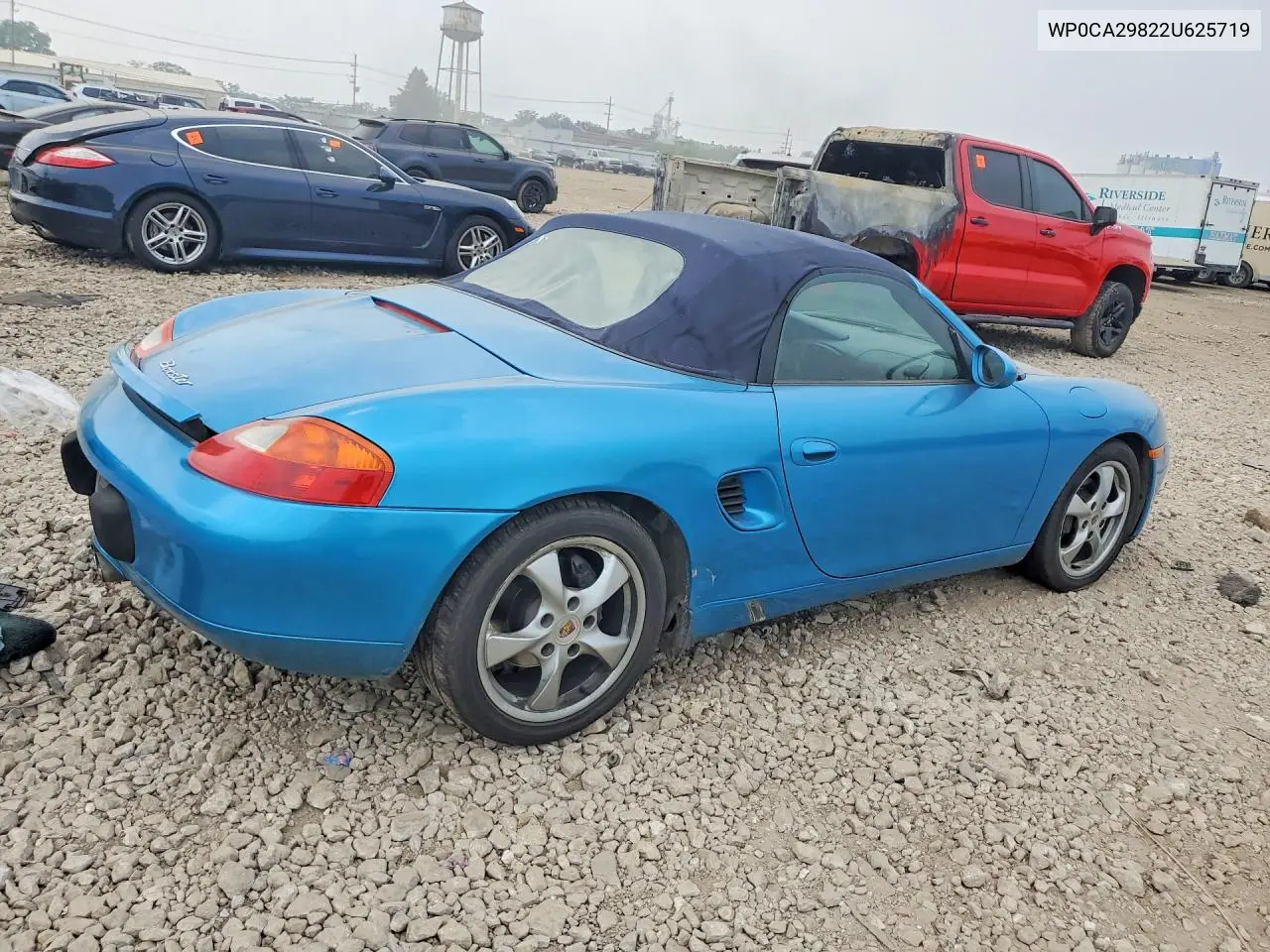 2002 Porsche Boxster VIN: WP0CA29822U625719 Lot: 61511816