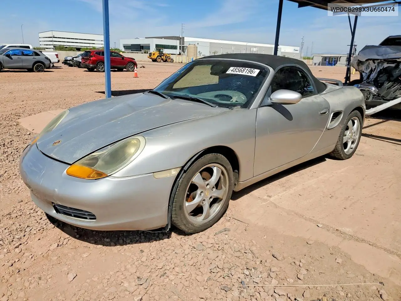 2003 Porsche Boxster S VIN: WP0CB298X3U660474 Lot: 48568196