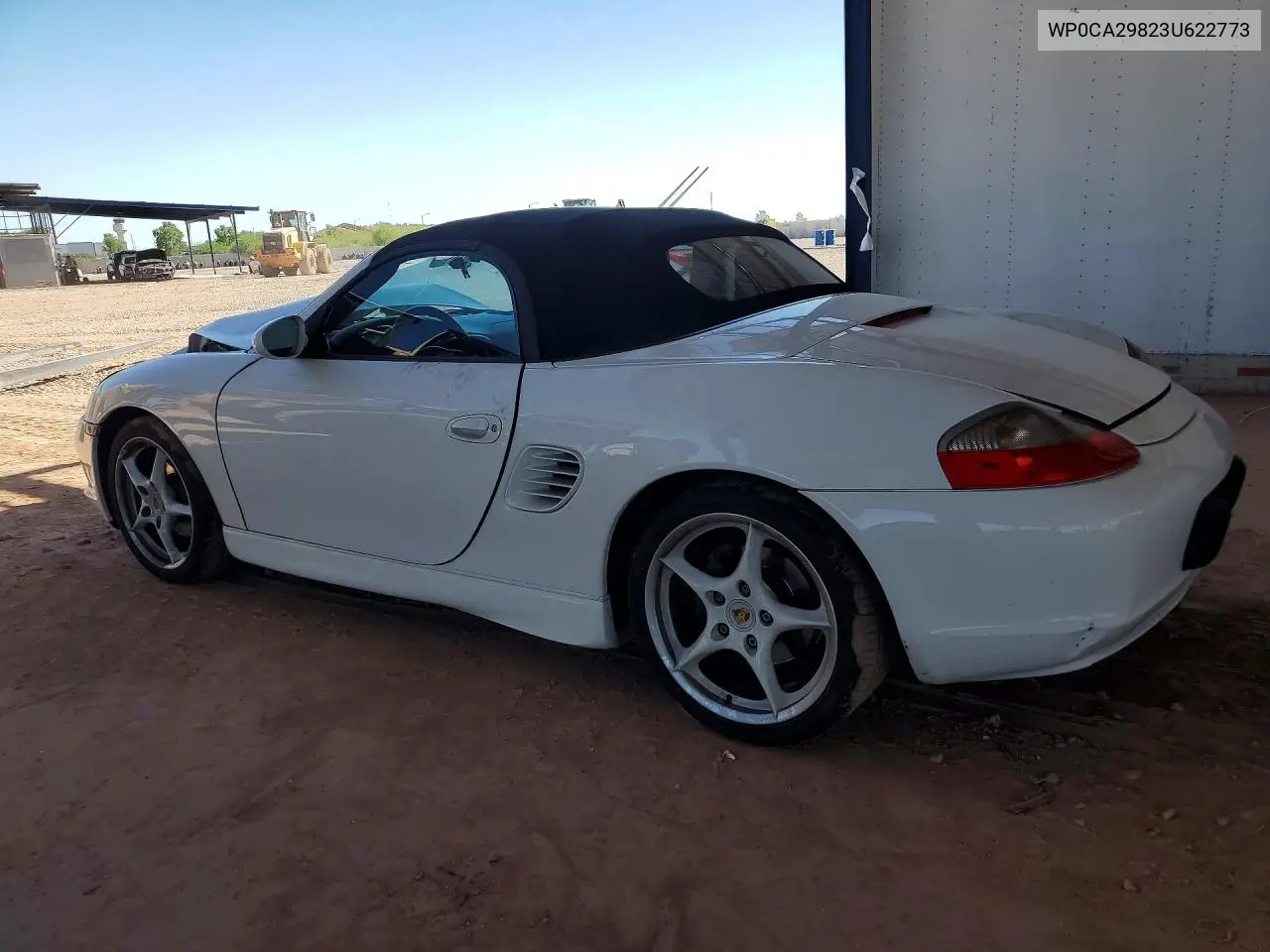 2003 Porsche Boxster VIN: WP0CA29823U622773 Lot: 59731646