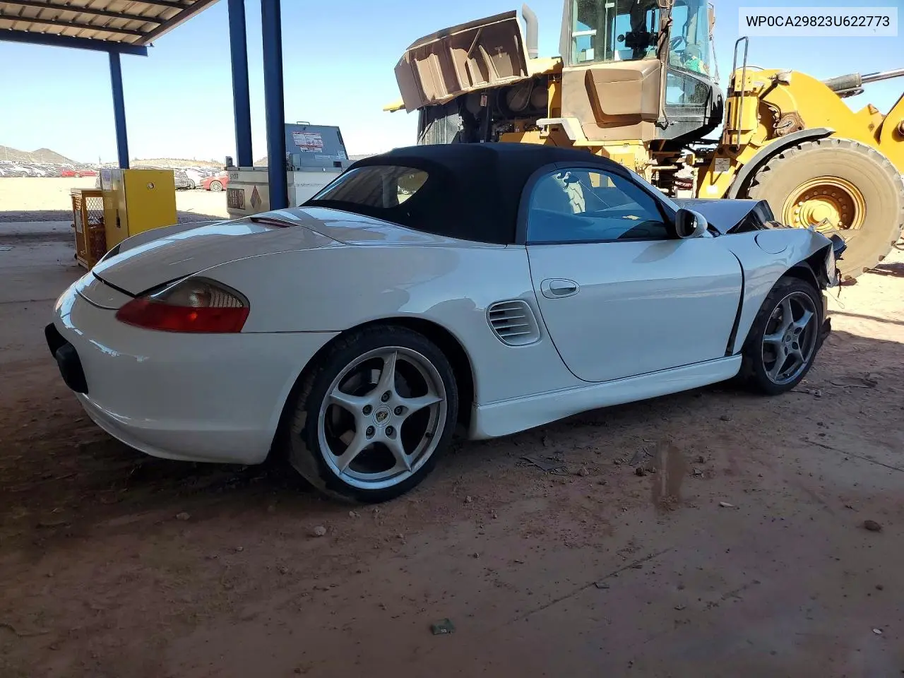 2003 Porsche Boxster VIN: WP0CA29823U622773 Lot: 59731646