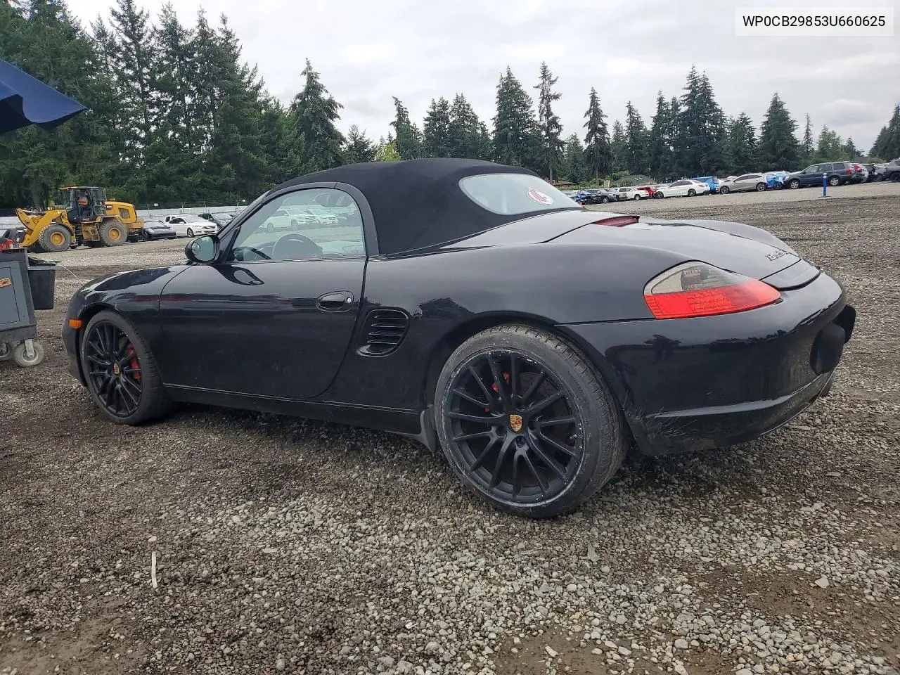 2003 Porsche Boxster S VIN: WP0CB29853U660625 Lot: 61613996