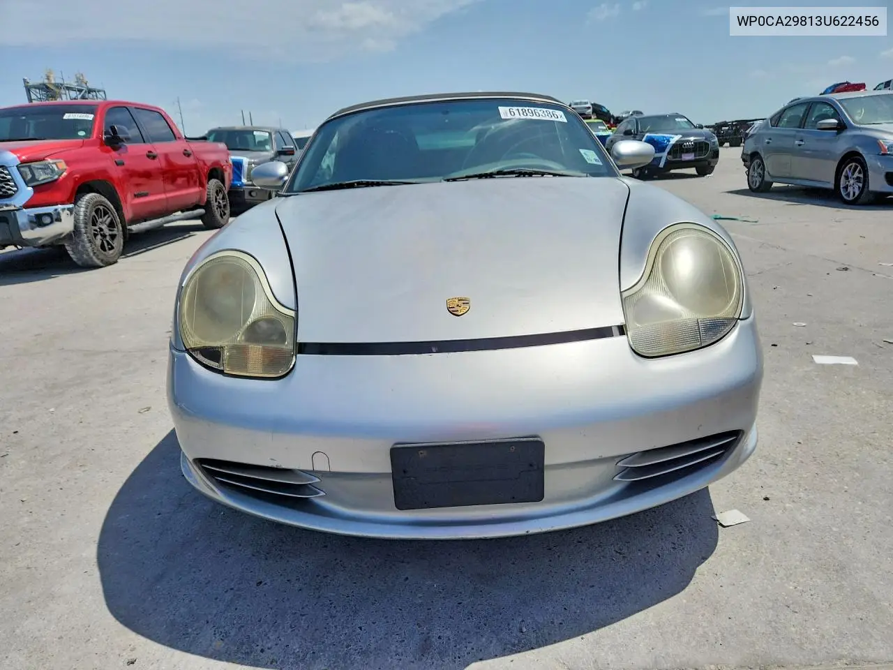 2003 Porsche Boxster VIN: WP0CA29813U622456 Lot: 61896386
