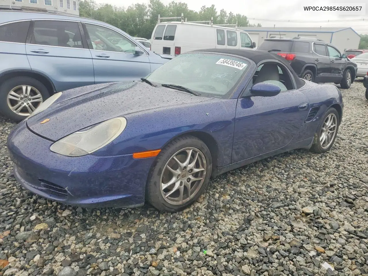 2004 Porsche Boxster VIN: WP0CA29854S620657 Lot: 58439246