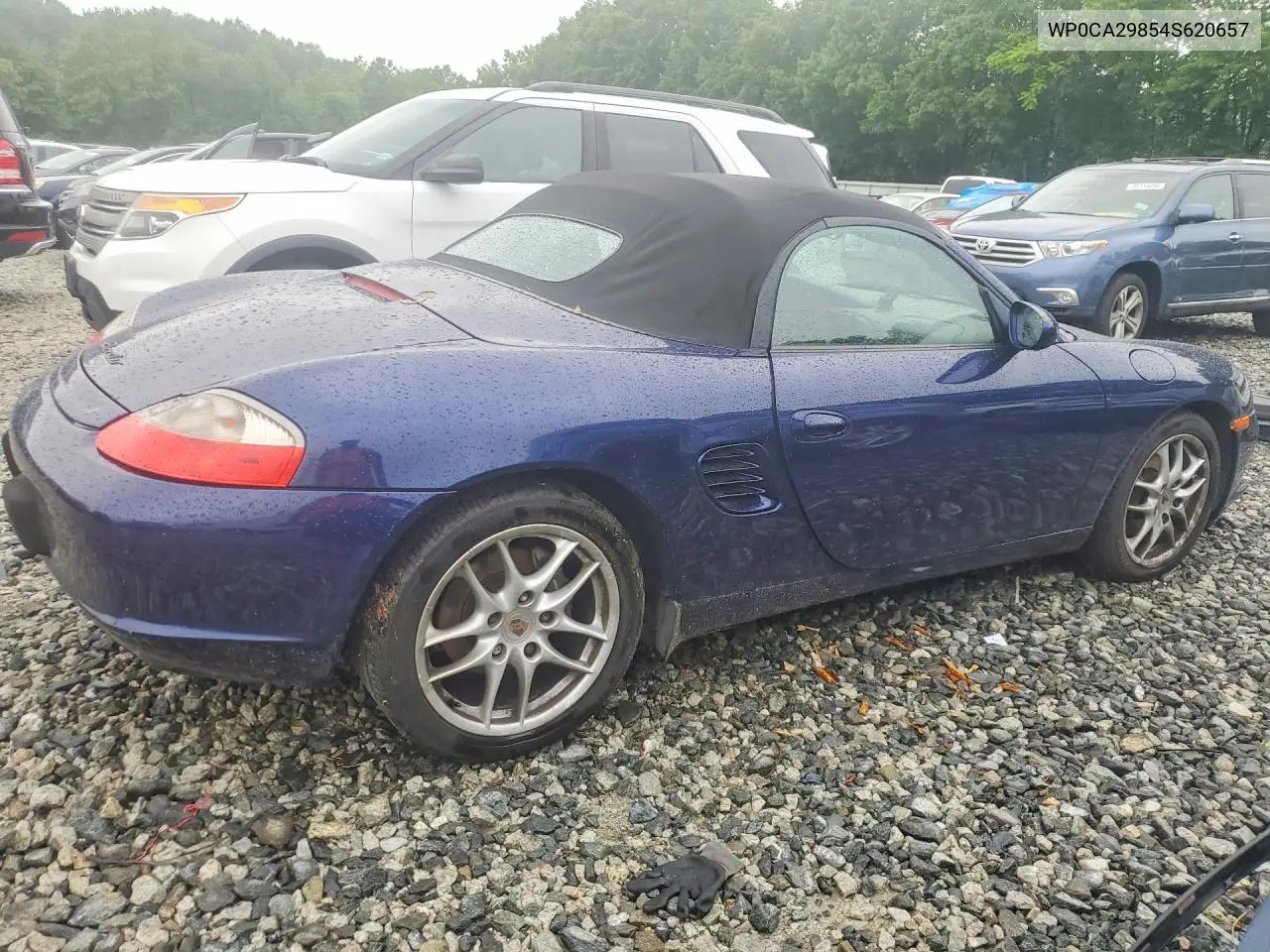 2004 Porsche Boxster VIN: WP0CA29854S620657 Lot: 58439246