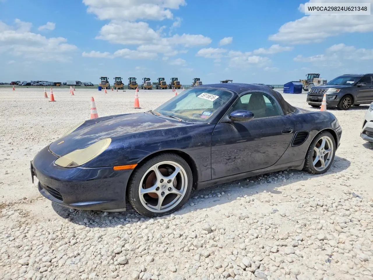 2004 Porsche Boxster VIN: WP0CA29824U621348 Lot: 59116616