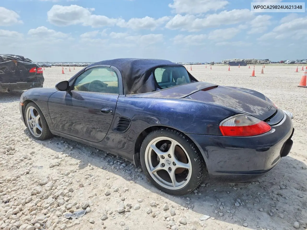 2004 Porsche Boxster VIN: WP0CA29824U621348 Lot: 59116616