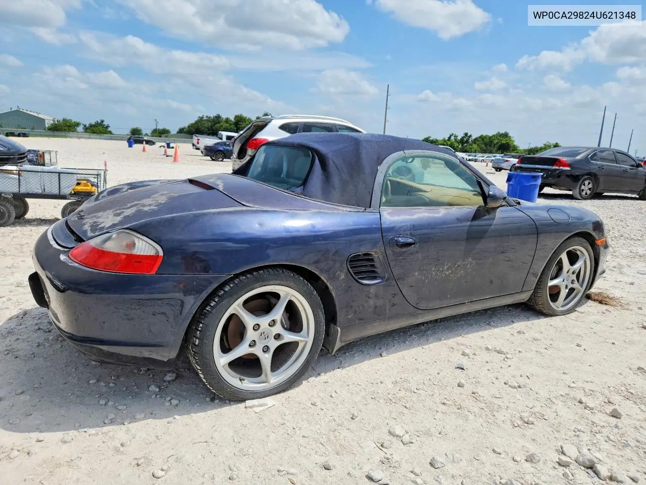 2004 Porsche Boxster VIN: WP0CA29824U621348 Lot: 59116616