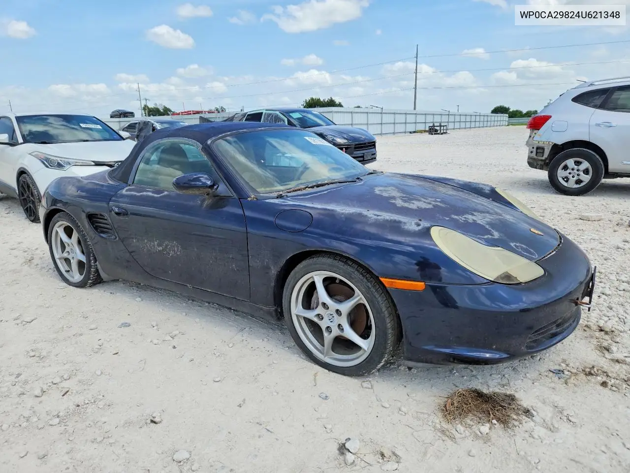 2004 Porsche Boxster VIN: WP0CA29824U621348 Lot: 59116616