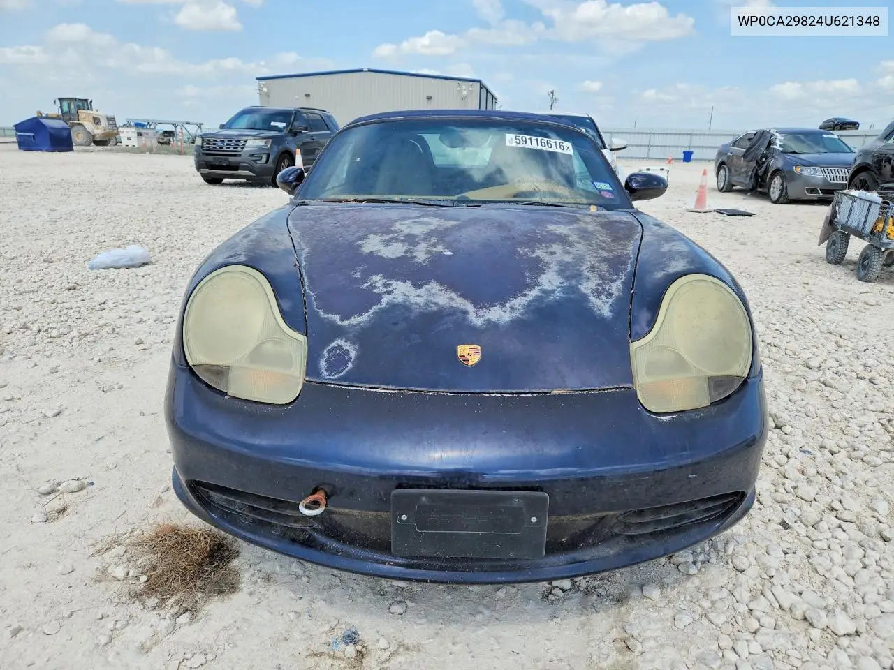 2004 Porsche Boxster VIN: WP0CA29824U621348 Lot: 59116616