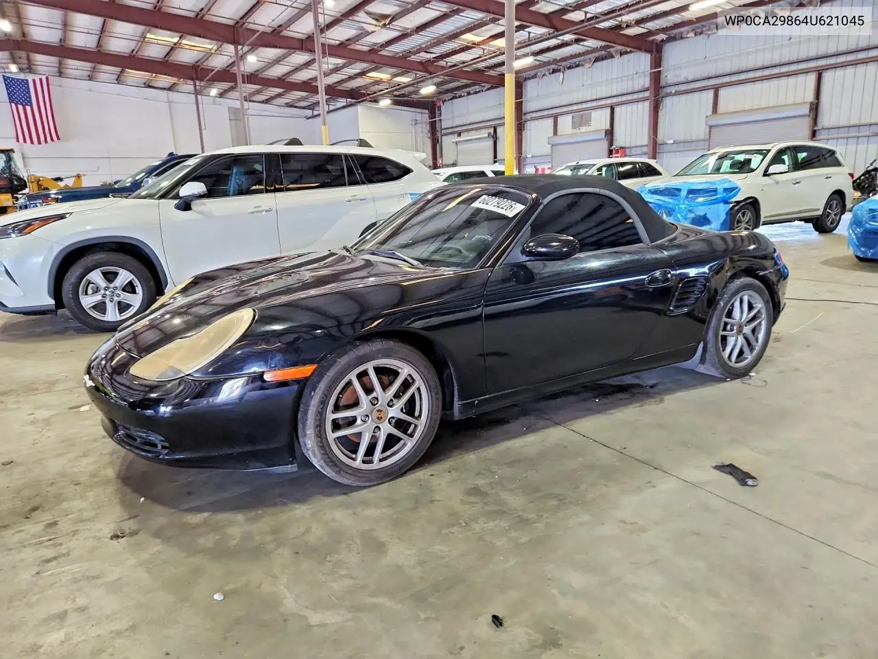 2004 Porsche Boxster VIN: WP0CA29864U621045 Lot: 60279226