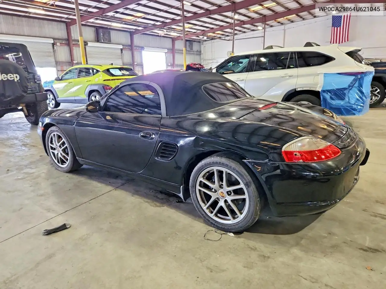 2004 Porsche Boxster VIN: WP0CA29864U621045 Lot: 60279226