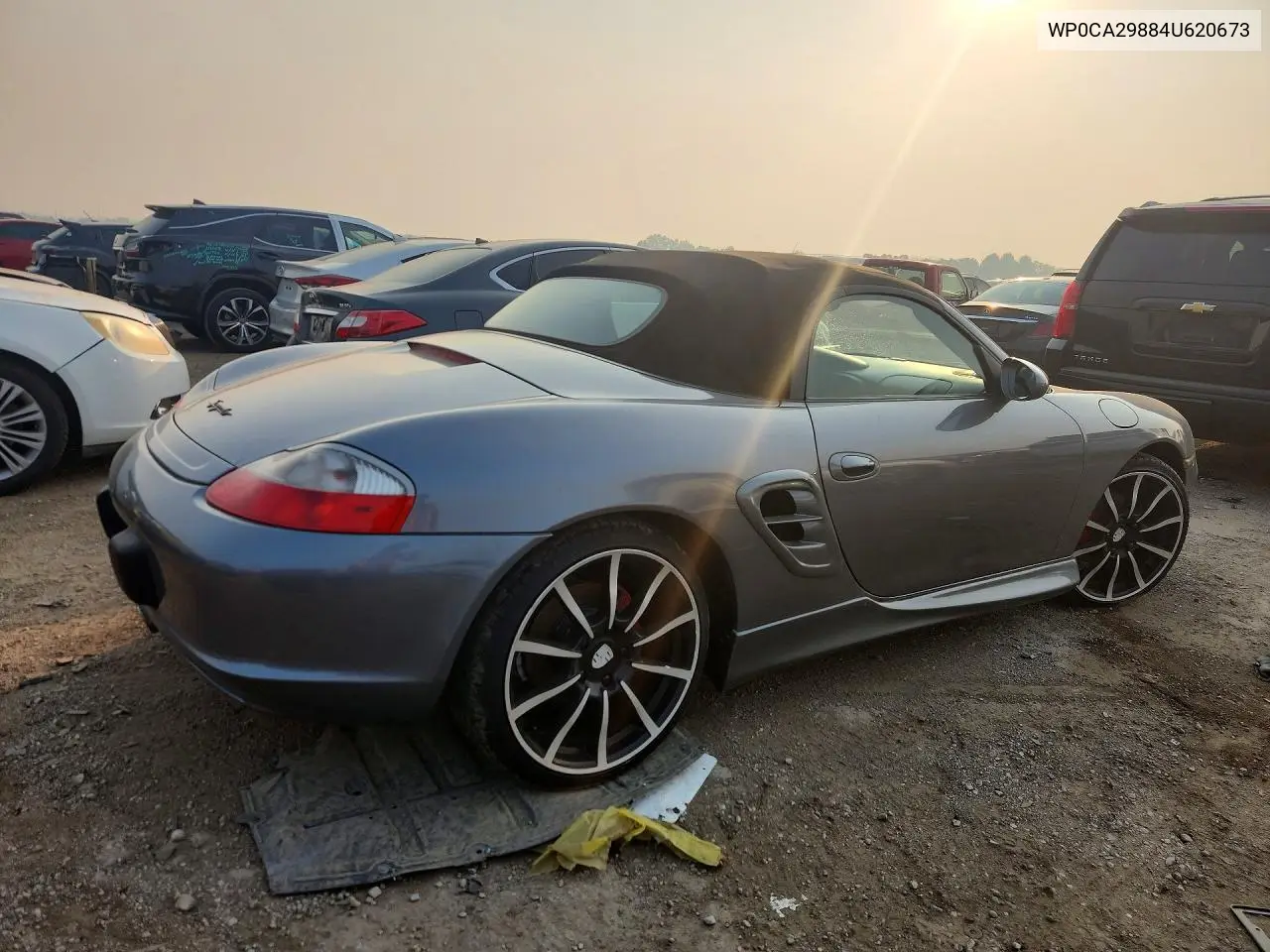 2004 Porsche Boxster VIN: WP0CA29884U620673 Lot: 60993166