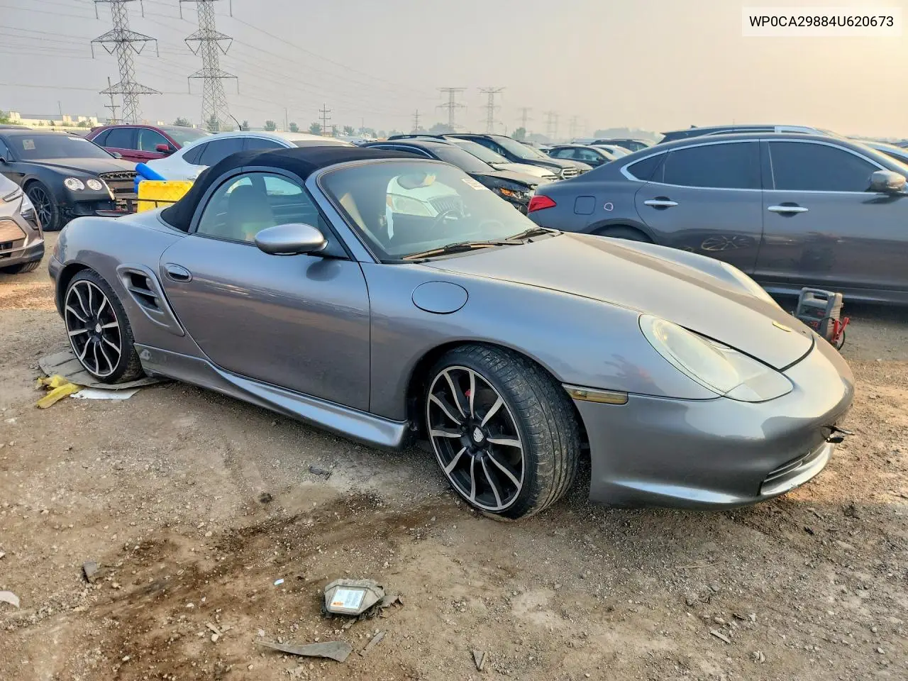 2004 Porsche Boxster VIN: WP0CA29884U620673 Lot: 60993166