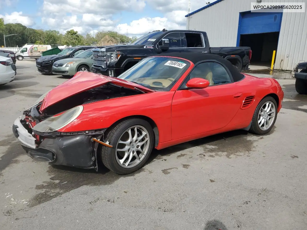 2004 Porsche Boxster VIN: WP0CA29894S620225 Lot: 70680165