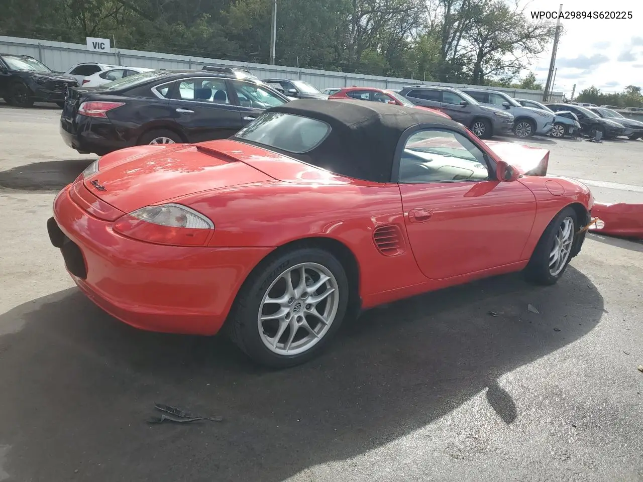 2004 Porsche Boxster VIN: WP0CA29894S620225 Lot: 70680165