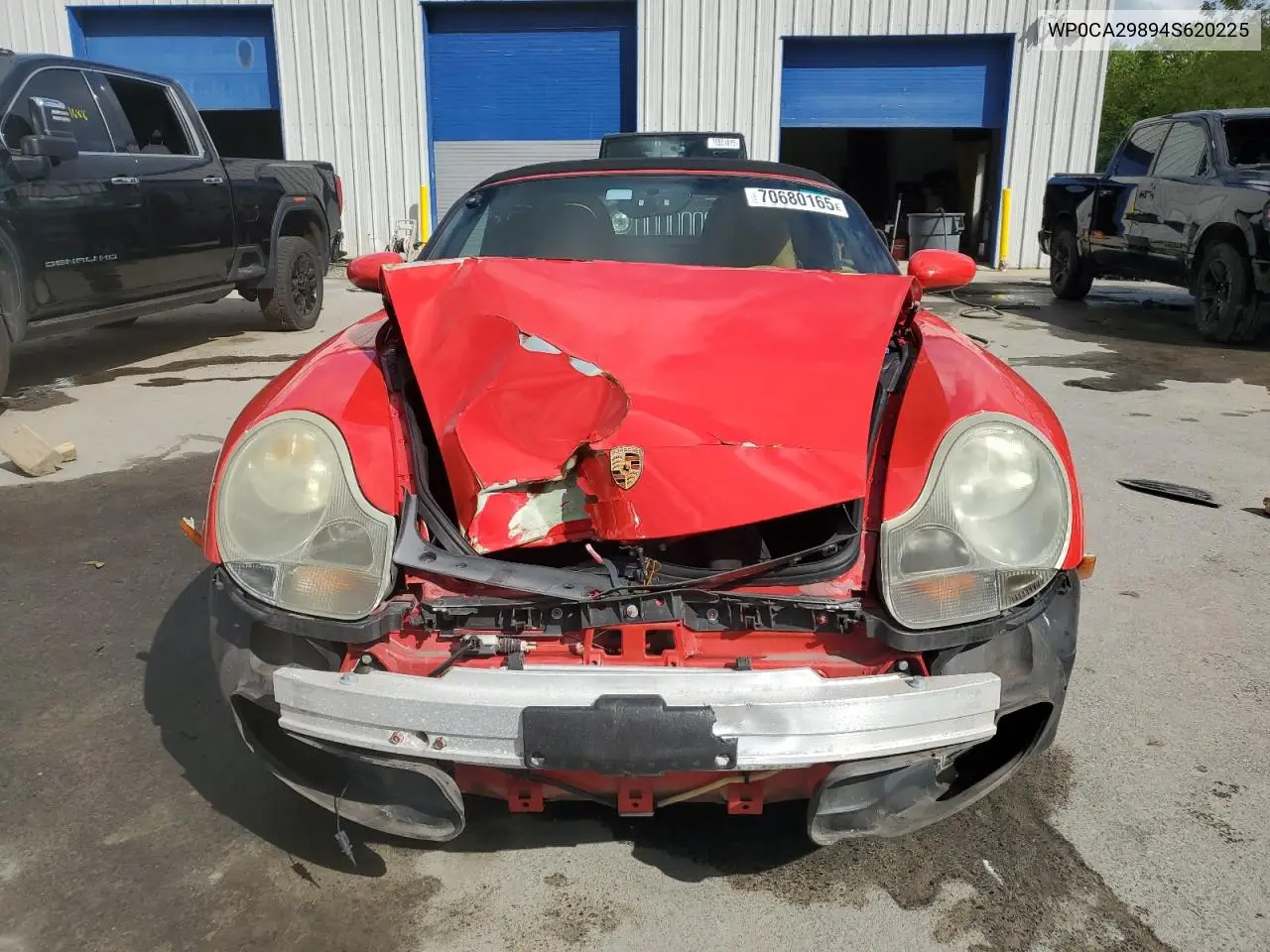 2004 Porsche Boxster VIN: WP0CA29894S620225 Lot: 70680165