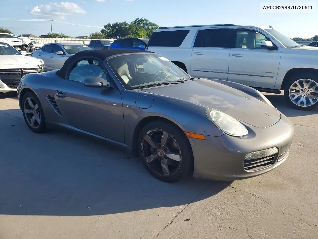 2007 Porsche Boxster S VIN: WP0CB29887U730611 Lot: 59169386