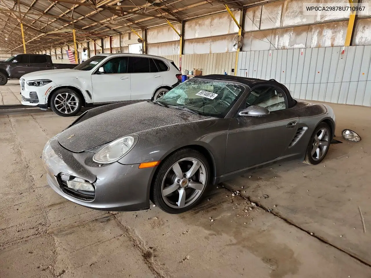 2008 Porsche Boxster VIN: WP0CA29878U710967 Lot: 59740876