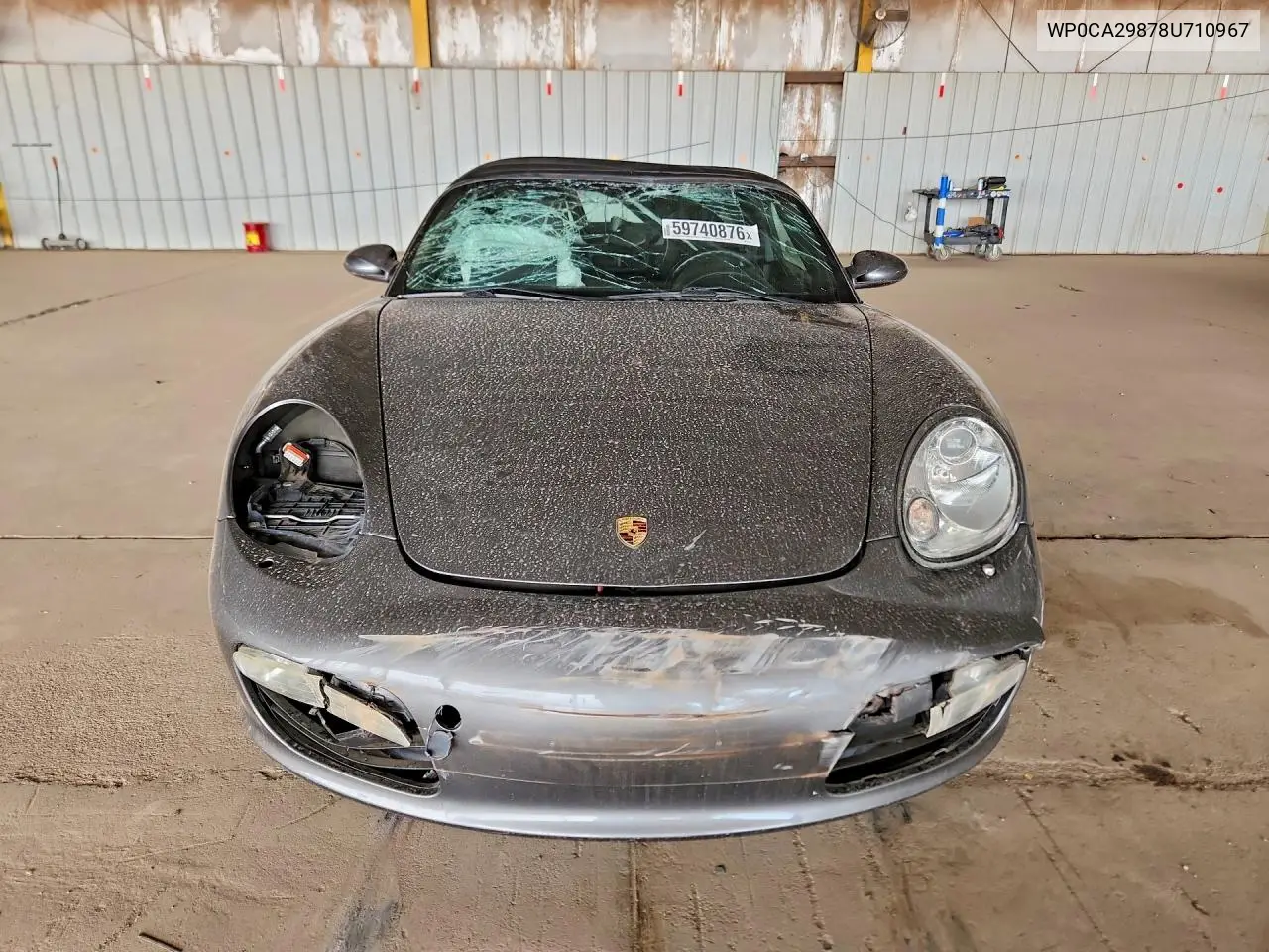 2008 Porsche Boxster VIN: WP0CA29878U710967 Lot: 59740876