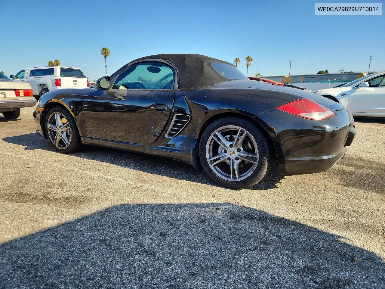 2009 Porsche Boxster VIN: WP0CA29829U710814 Lot: 57915956