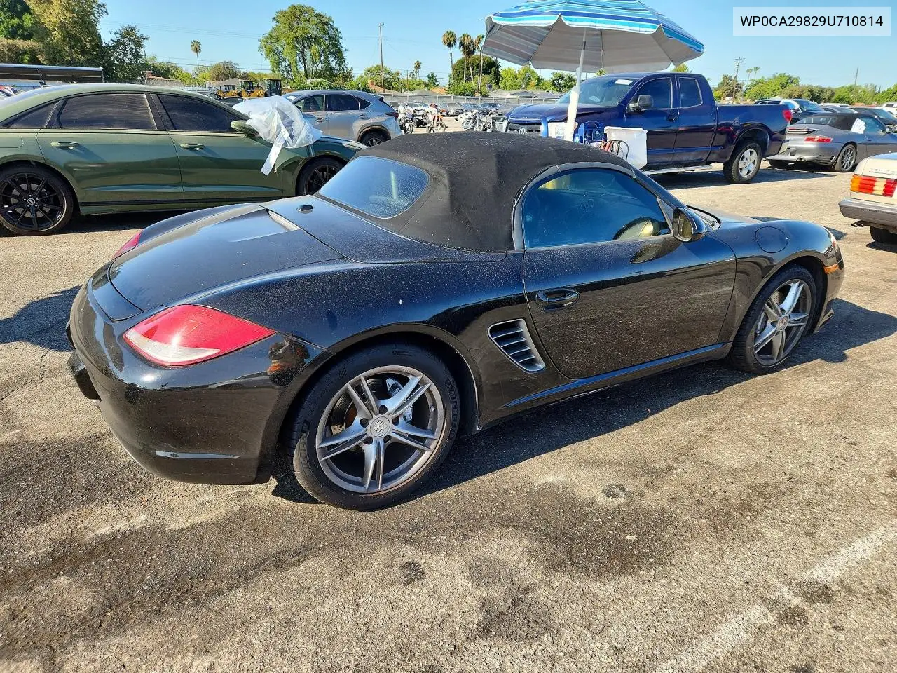 2009 Porsche Boxster VIN: WP0CA29829U710814 Lot: 57915956