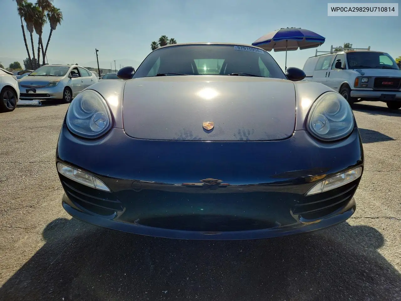 2009 Porsche Boxster VIN: WP0CA29829U710814 Lot: 57915956