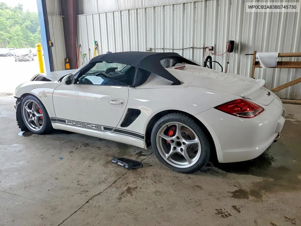2011 Porsche Boxster S VIN: WP0CB2A83BS745730 Lot: 60054626