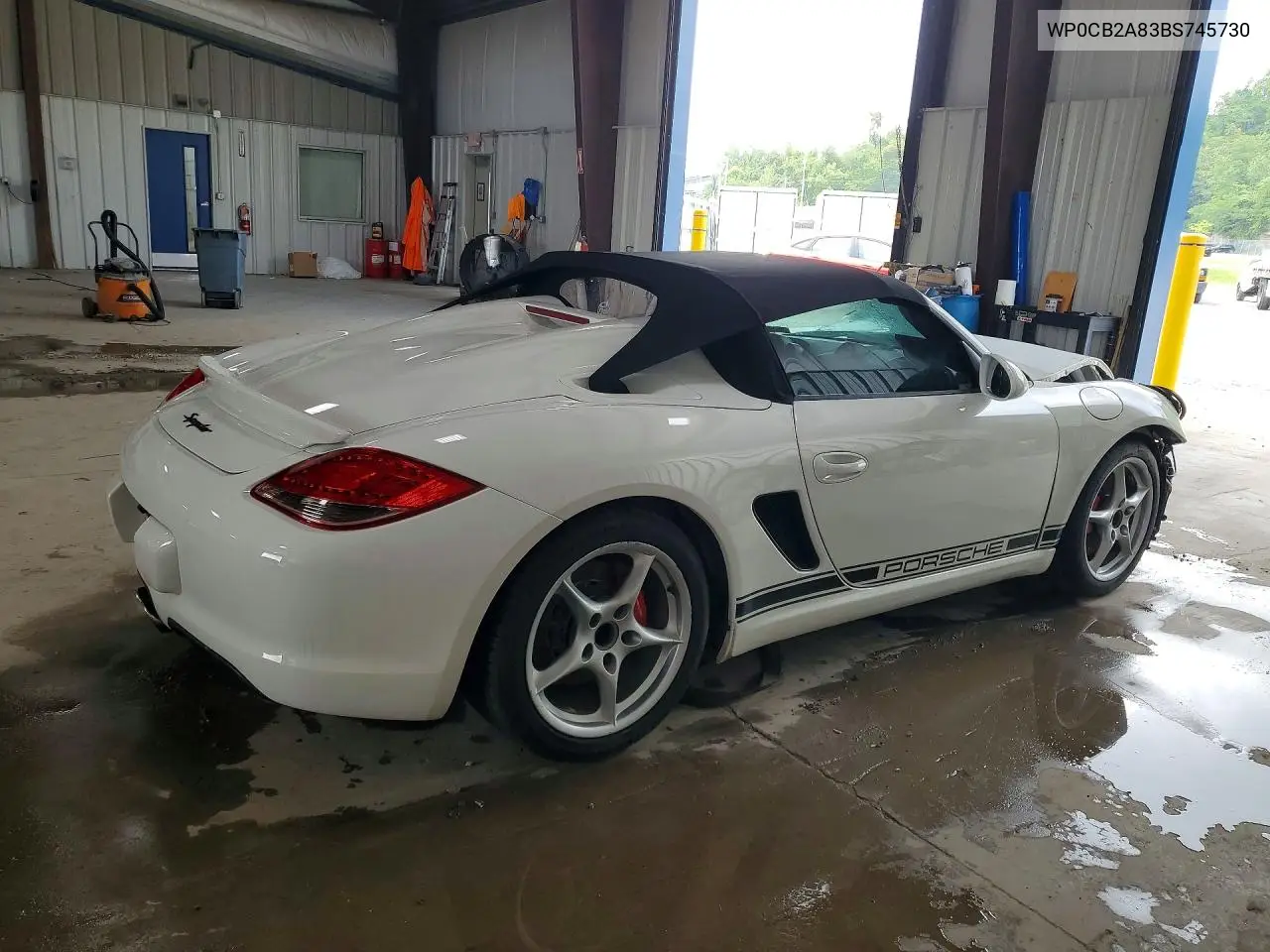 2011 Porsche Boxster S VIN: WP0CB2A83BS745730 Lot: 60054626