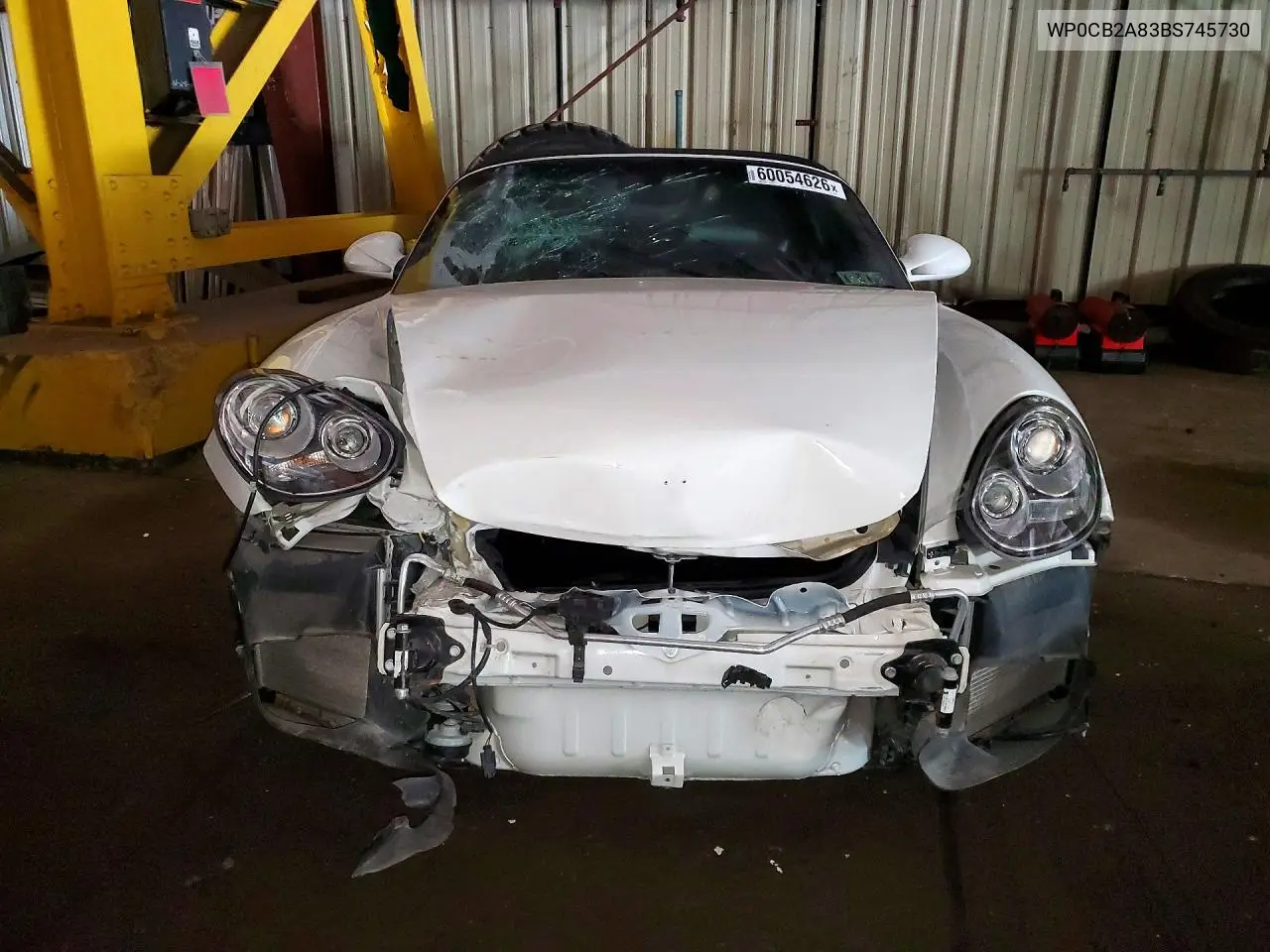 2011 Porsche Boxster S VIN: WP0CB2A83BS745730 Lot: 60054626