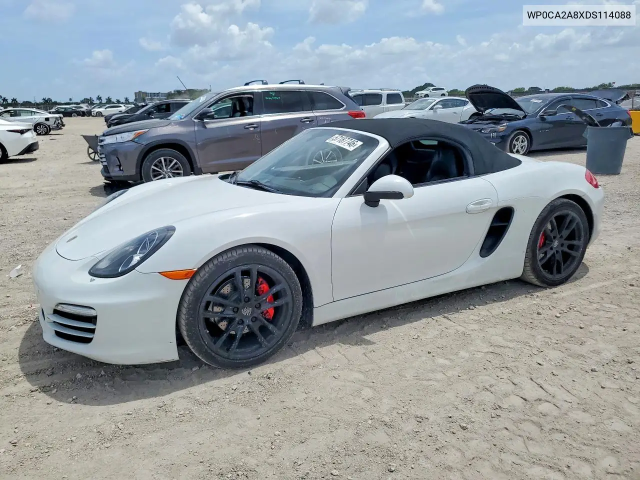 2013 Porsche Boxster VIN: WP0CA2A8XDS114088 Lot: 57187746