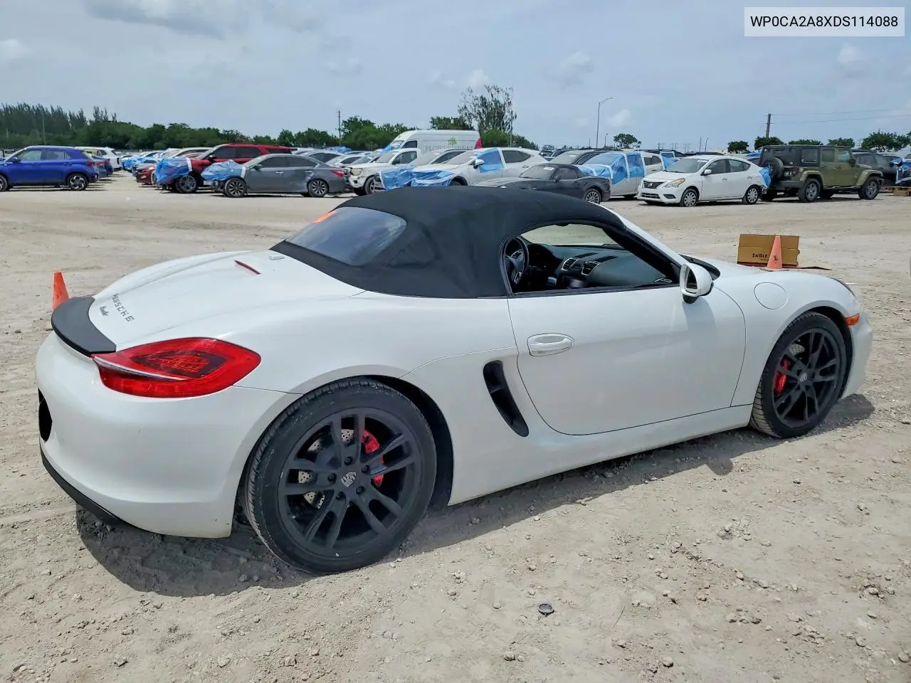 2013 Porsche Boxster VIN: WP0CA2A8XDS114088 Lot: 57187746