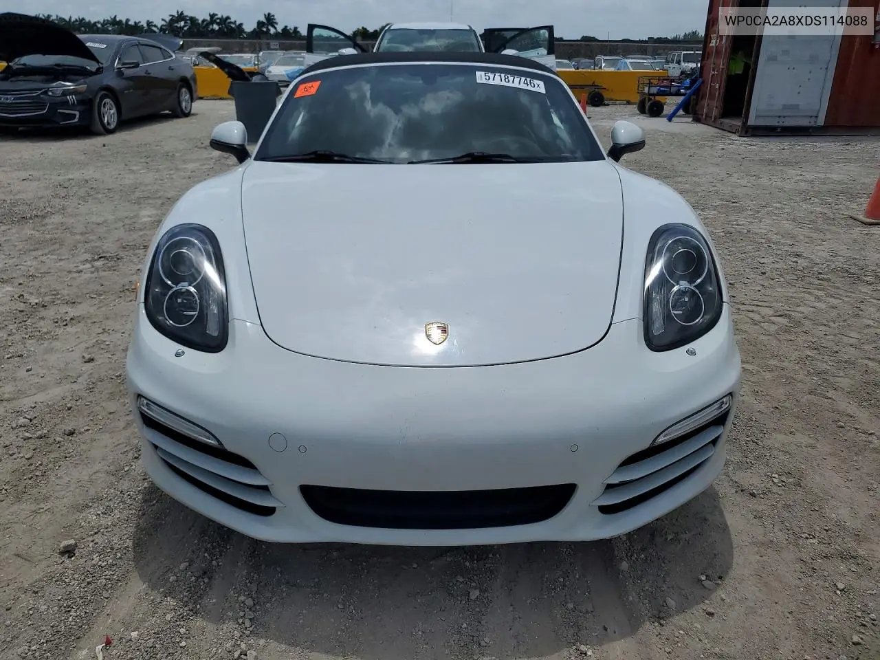 2013 Porsche Boxster VIN: WP0CA2A8XDS114088 Lot: 57187746