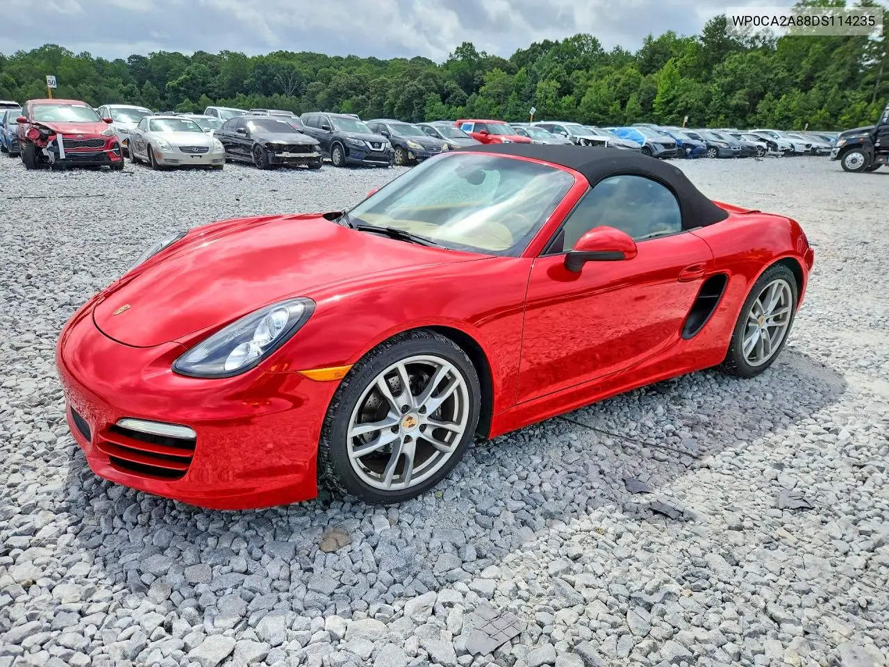 2013 Porsche Boxster VIN: WP0CA2A88DS114235 Lot: 62207416