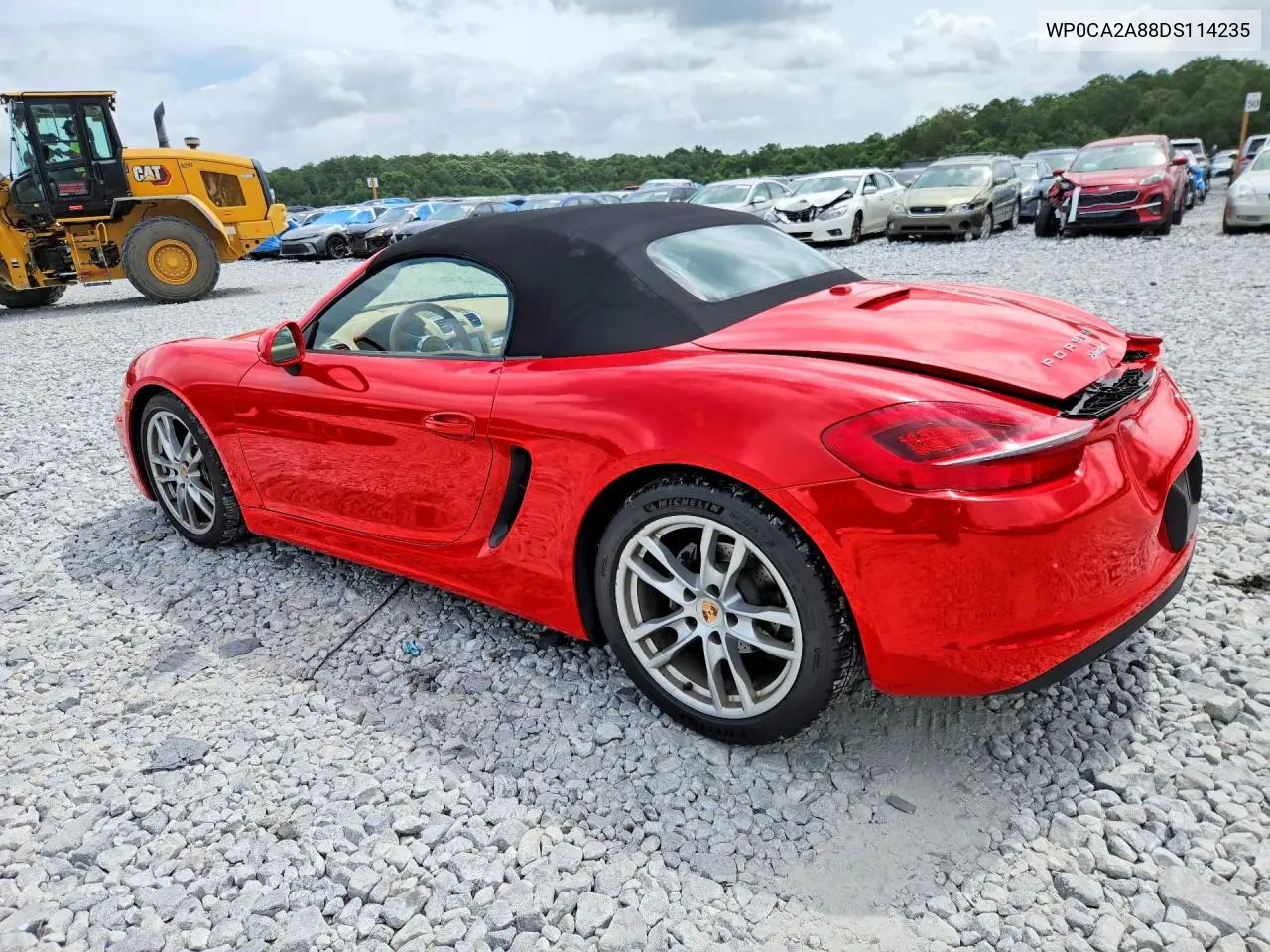 2013 Porsche Boxster VIN: WP0CA2A88DS114235 Lot: 62207416