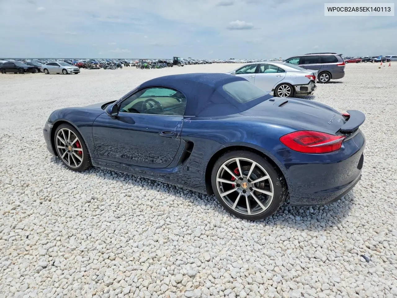 2014 Porsche Boxster S VIN: WP0CB2A85EK140113 Lot: 53103056