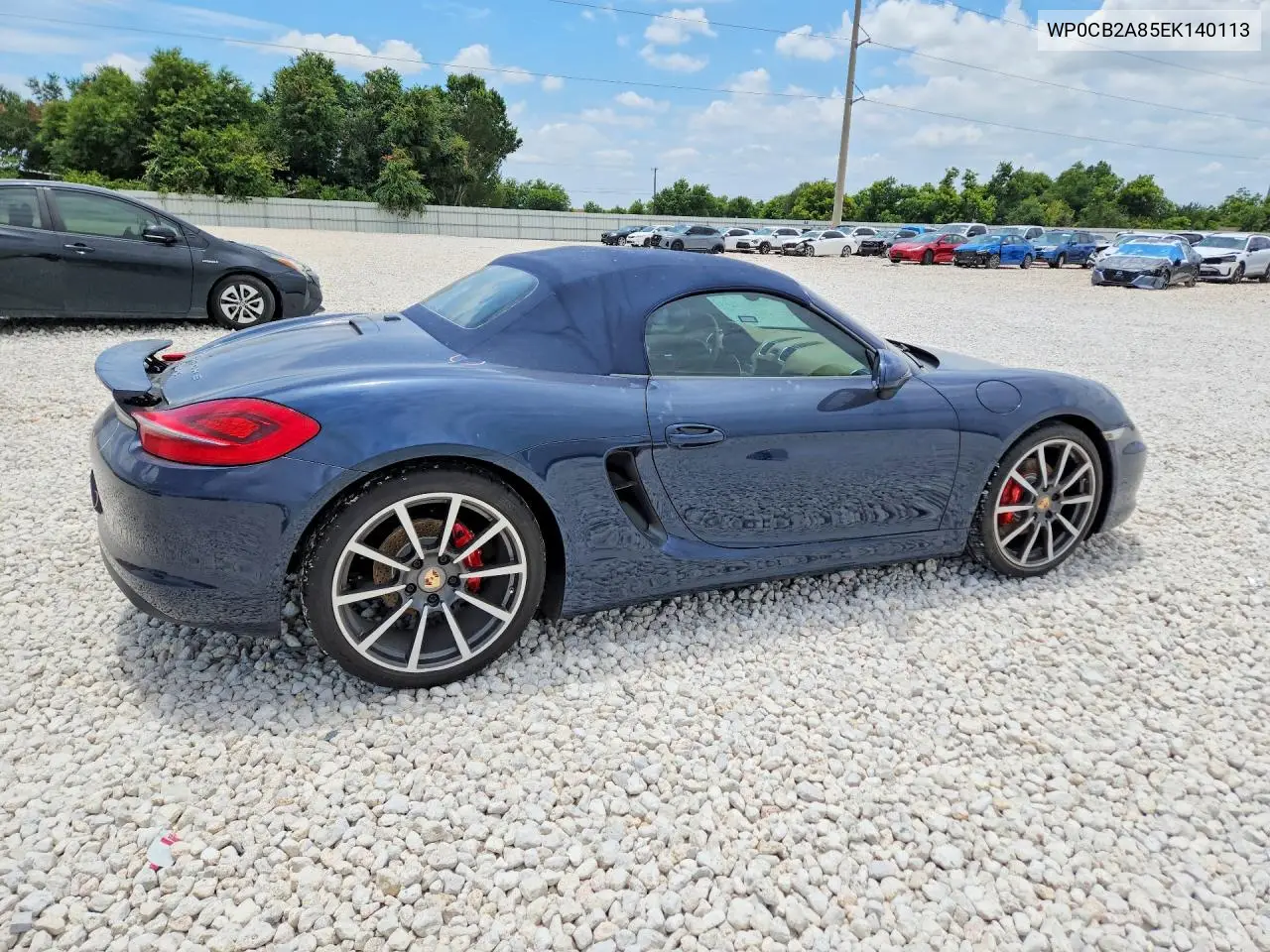 2014 Porsche Boxster S VIN: WP0CB2A85EK140113 Lot: 53103056