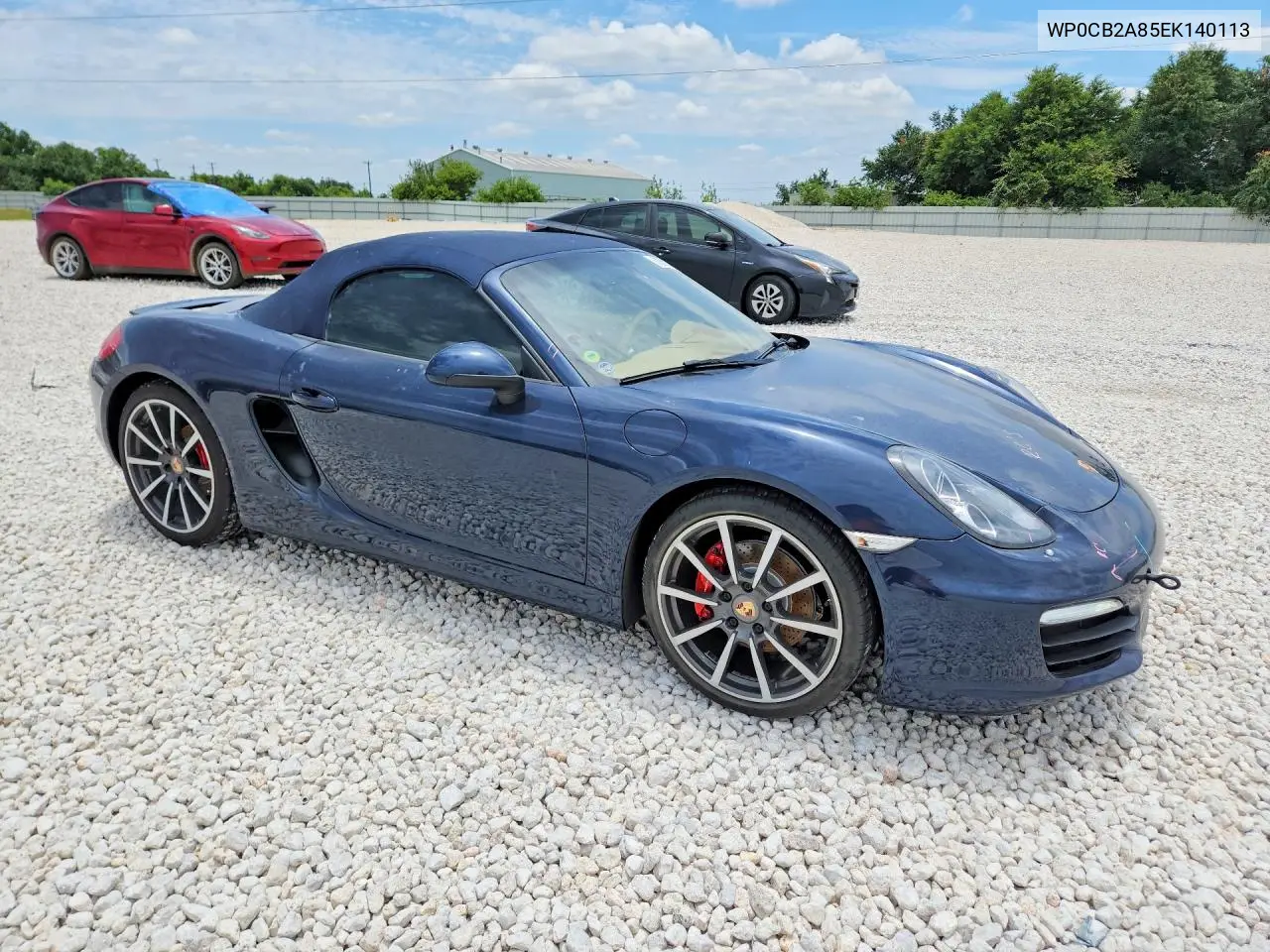 2014 Porsche Boxster S VIN: WP0CB2A85EK140113 Lot: 53103056