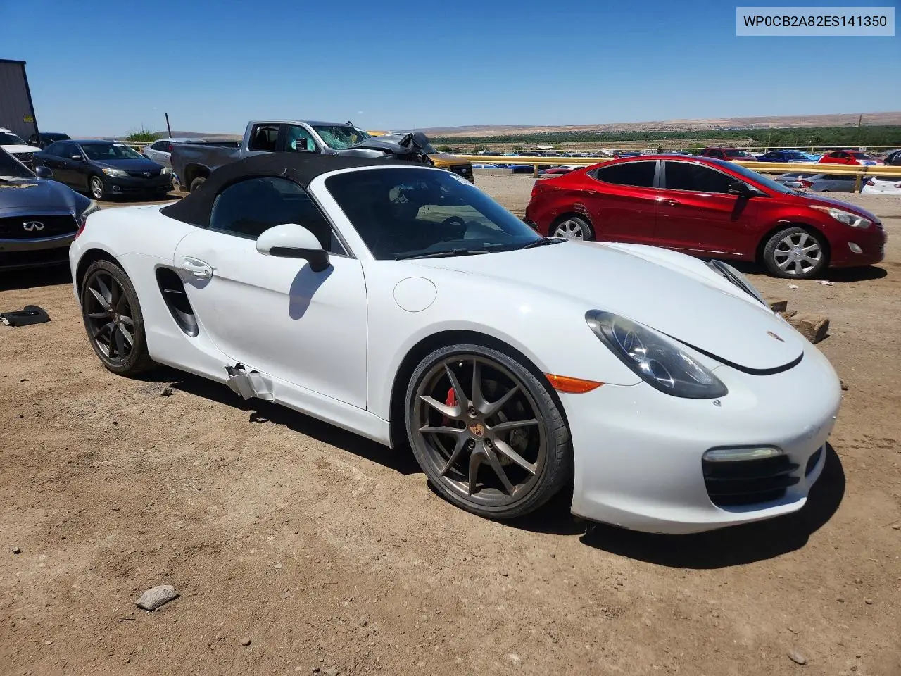2014 Porsche Boxster S VIN: WP0CB2A82ES141350 Lot: 55150636