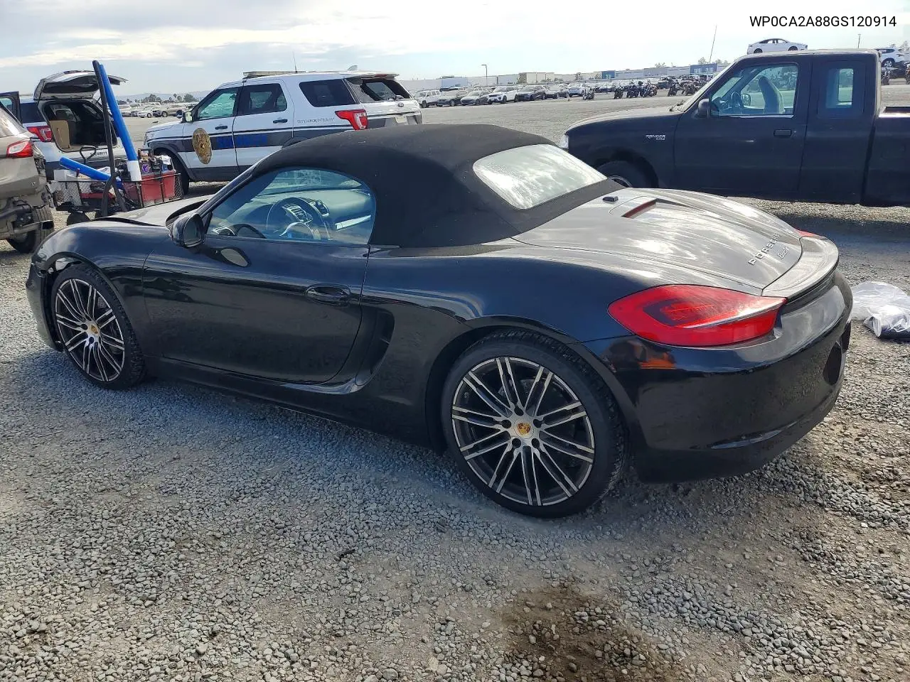 2016 Porsche Boxster VIN: WP0CA2A88GS120914 Lot: 61810066