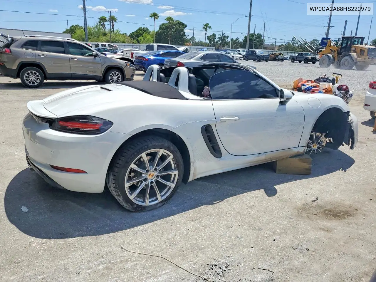 2017 Porsche Boxster VIN: WP0CA2A88HS220979 Lot: 51662796