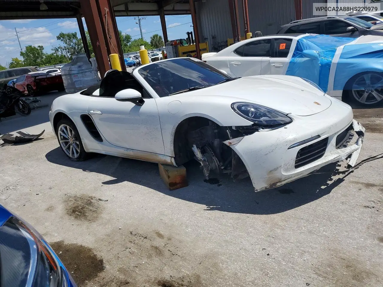 2017 Porsche Boxster VIN: WP0CA2A88HS220979 Lot: 51662796